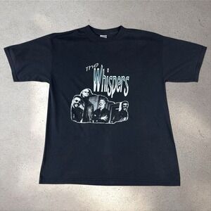 Vintage The Whispers Band Shirt Size XL R&B Gildan Y2K "Are You Going My Way…"